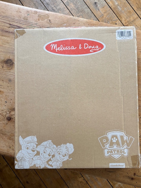 NEW, Melissa & Doug, PAW Patrol Wooden Tabletop Art Center, Easel & Chalkboard - Picture 2 of 9